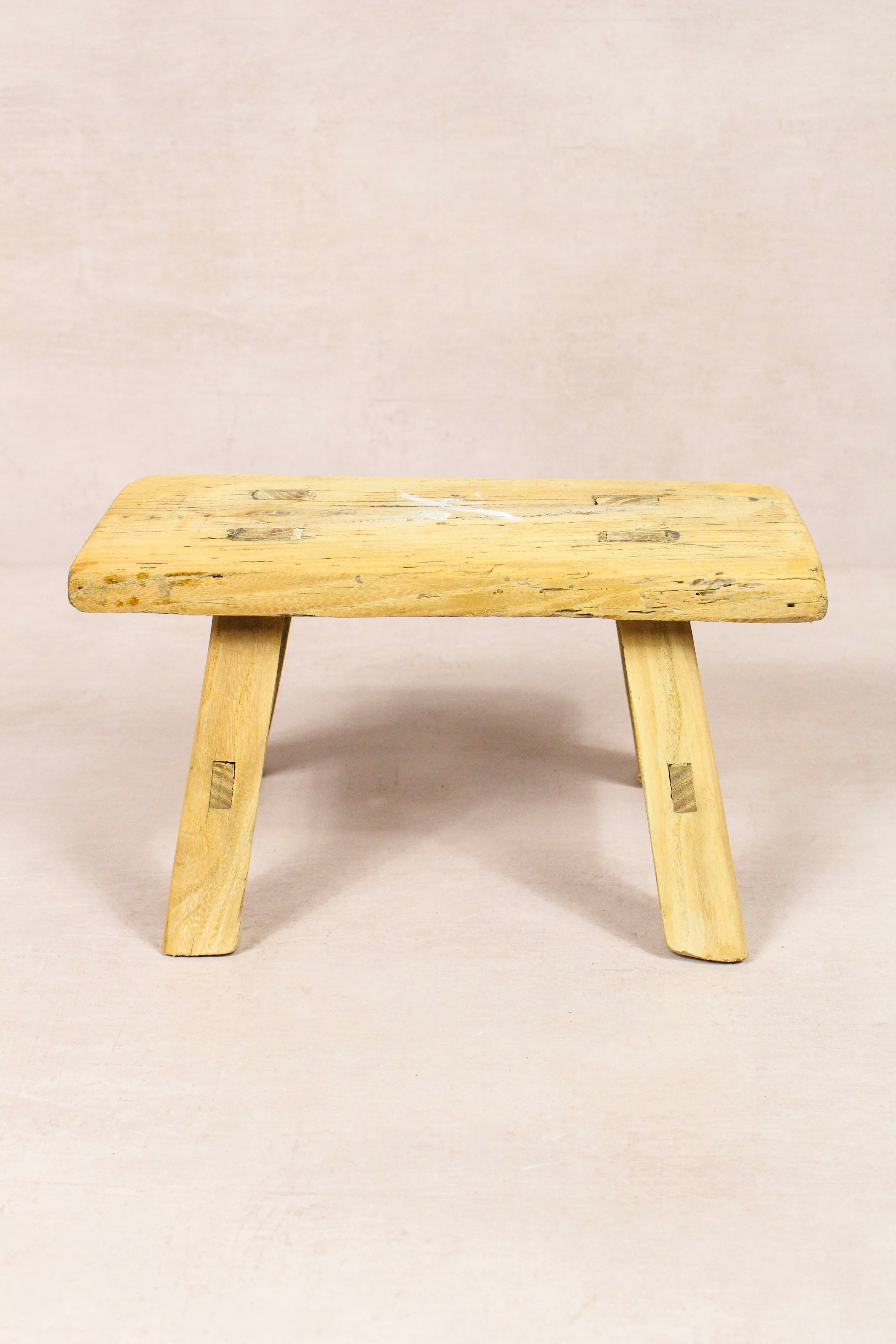 Vintage Rustic Stool - Elm wood - Small - 222