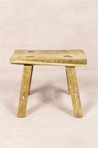 Vintage Rustic Stool - Elm wood - Small - 223