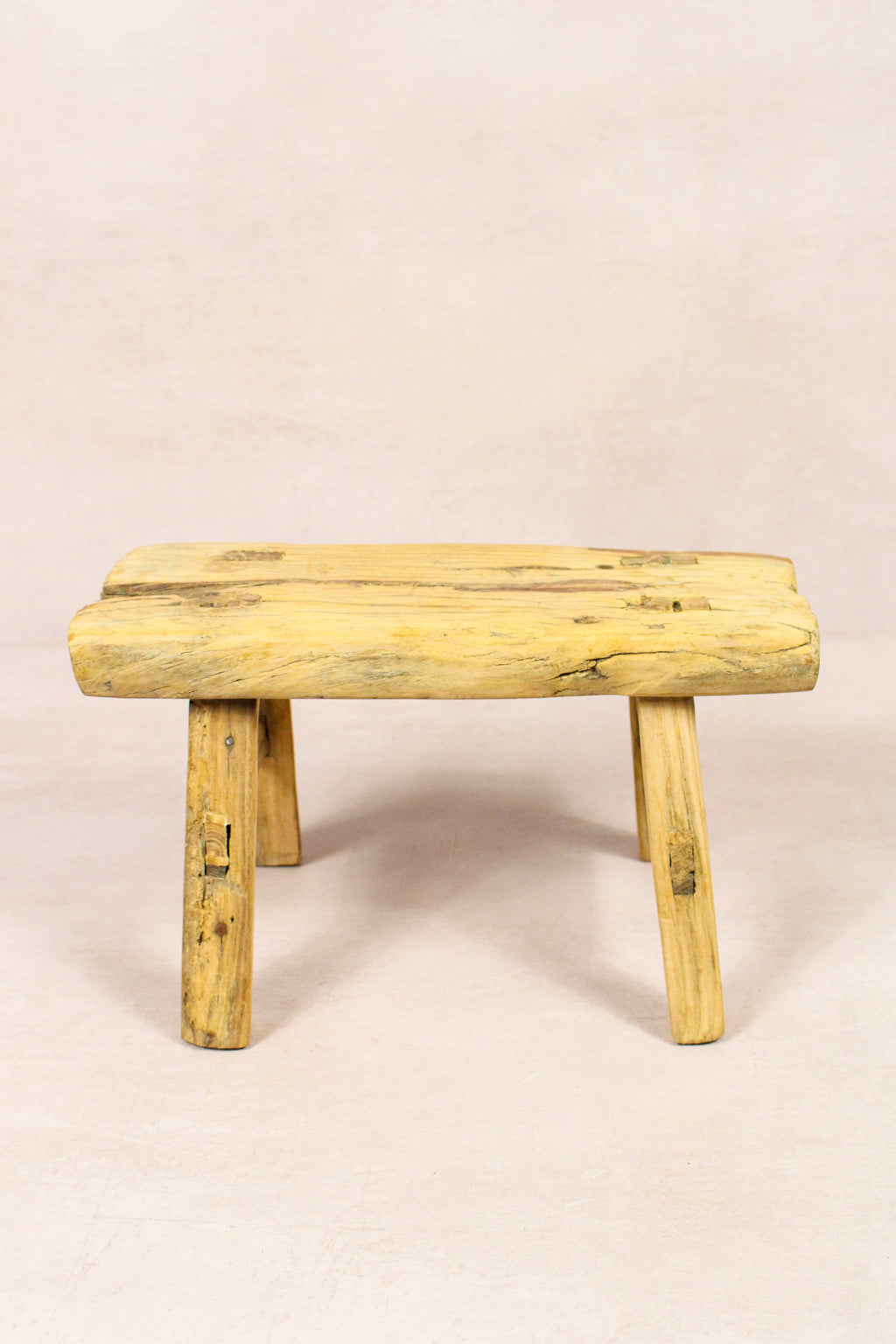 Vintage Rustic Stool - Elm wood - Small - 225