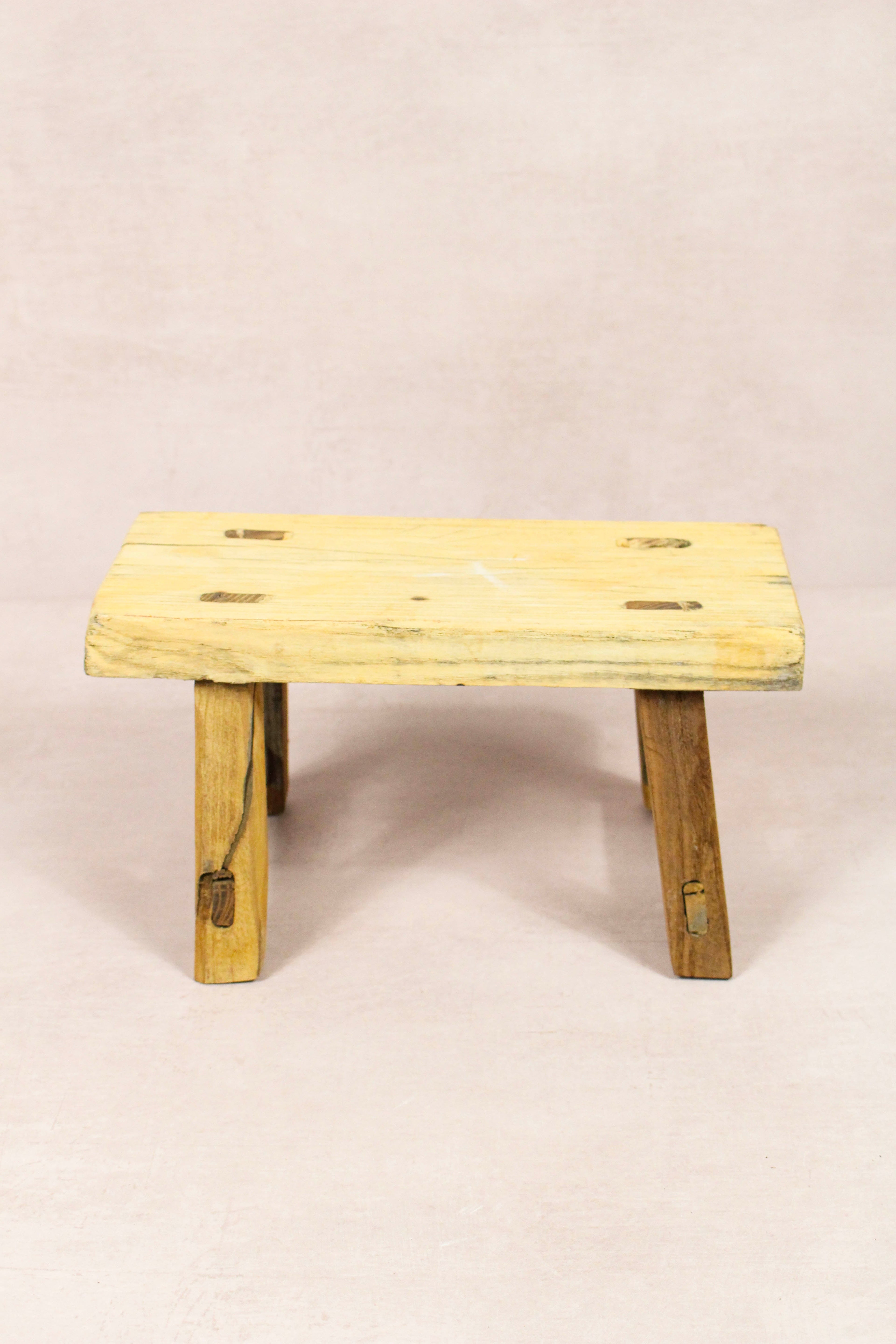 Vintage Rustic Stool - Elm wood - Small - 227