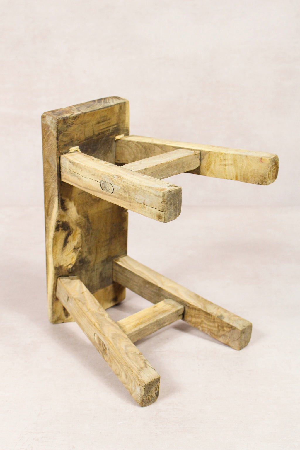 Vintage Rustic Stool - Elm wood - Small - 228