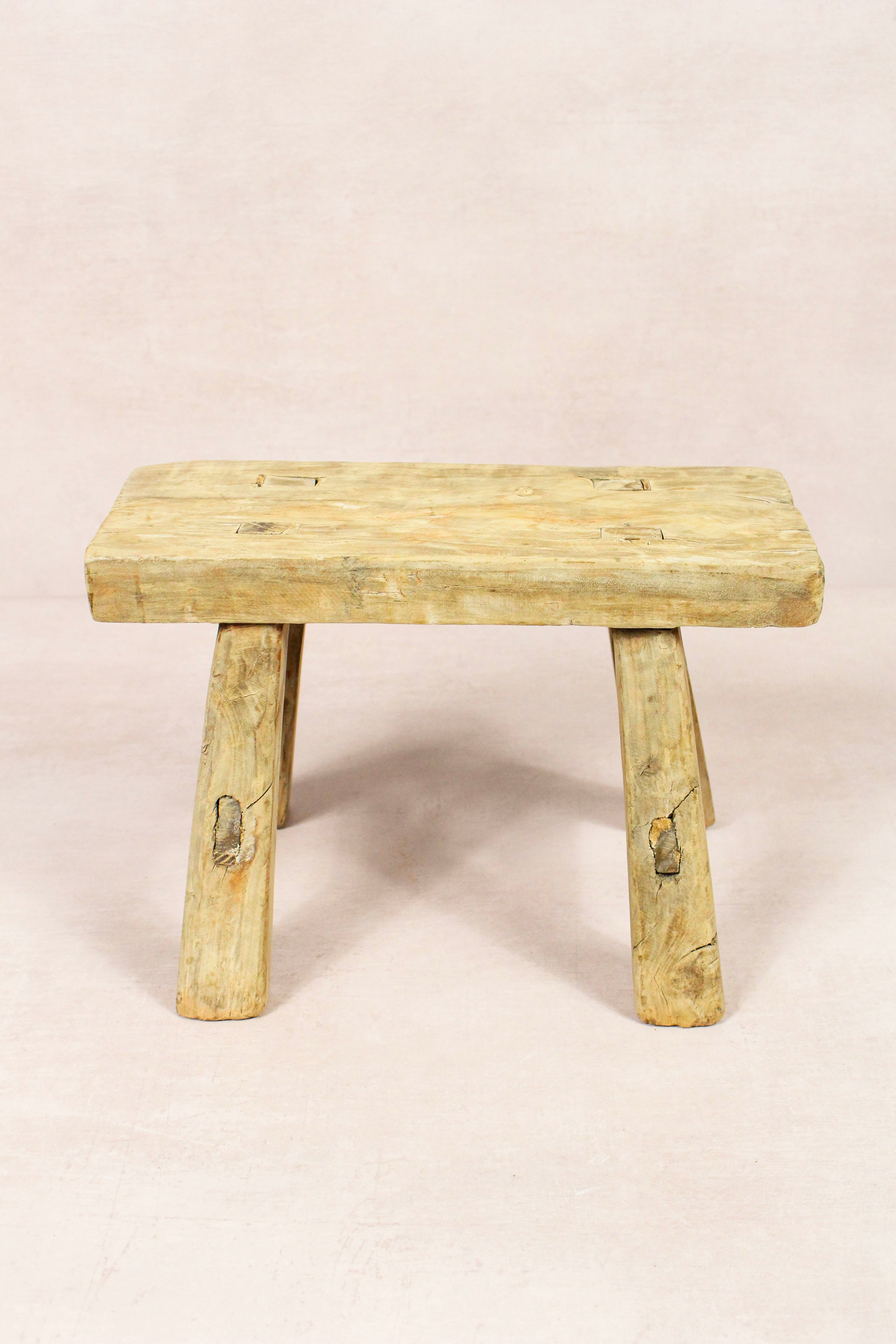Vintage Rustic Stool - Elm wood - Small - 230