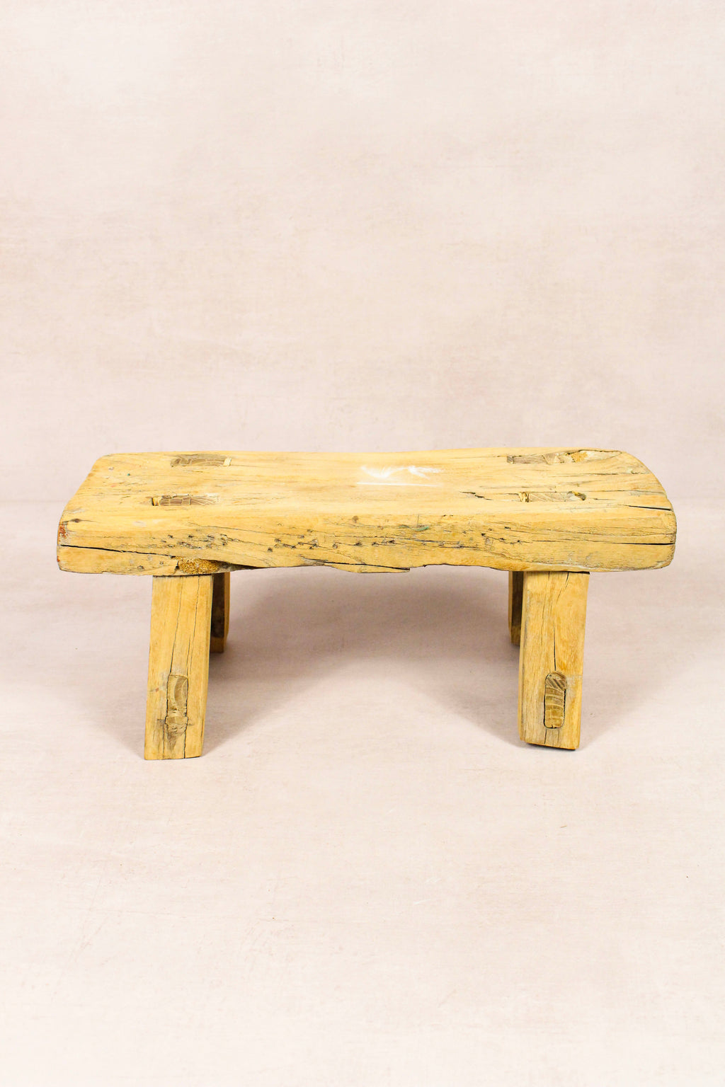 Vintage Rustic Stool - Elm wood - Small - 231
