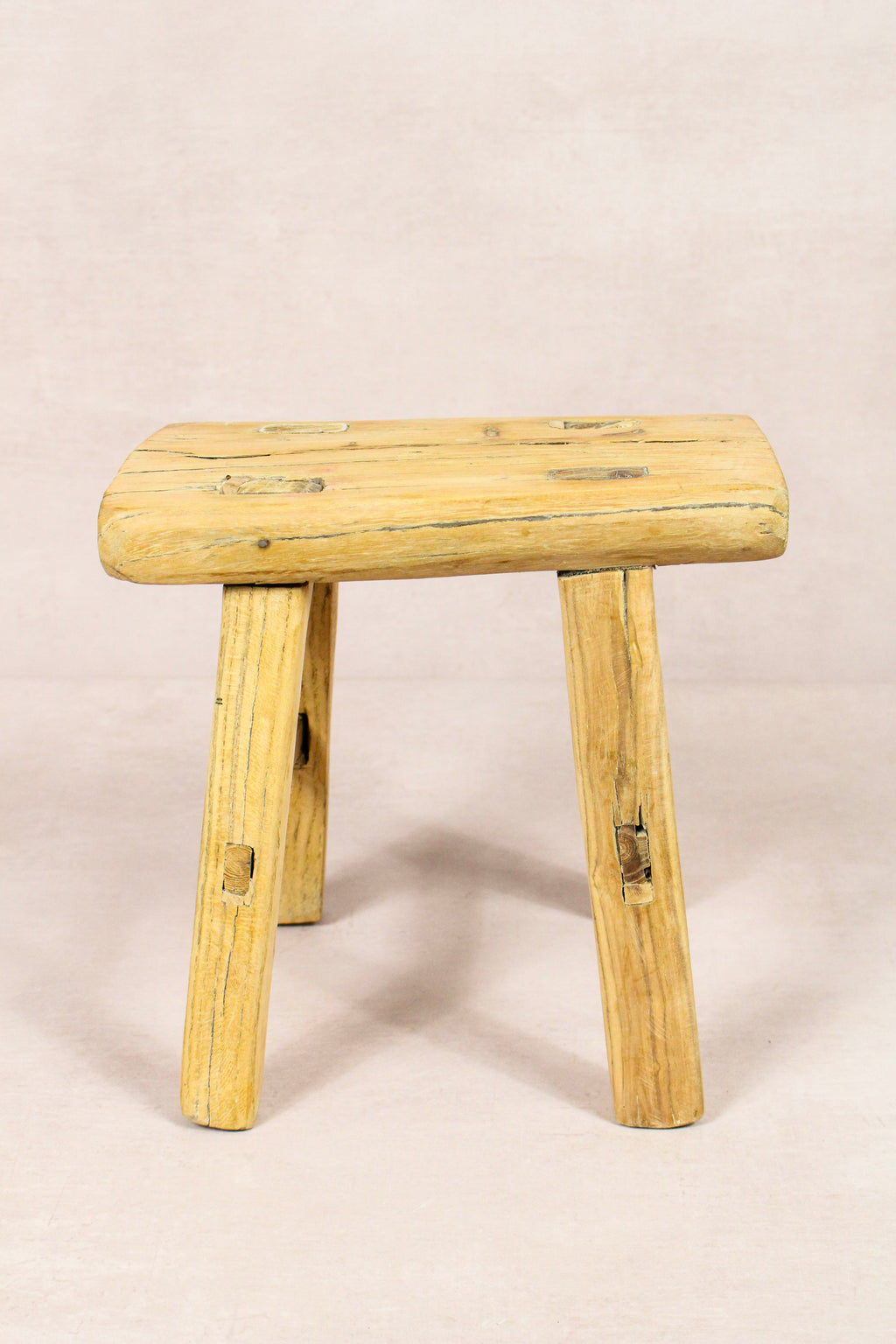 Vintage Rustic Stool - Elm wood - Small - 232