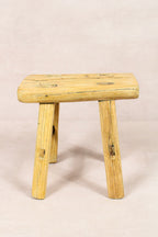 Vintage Rustic Stool - Elm wood - Small - 232