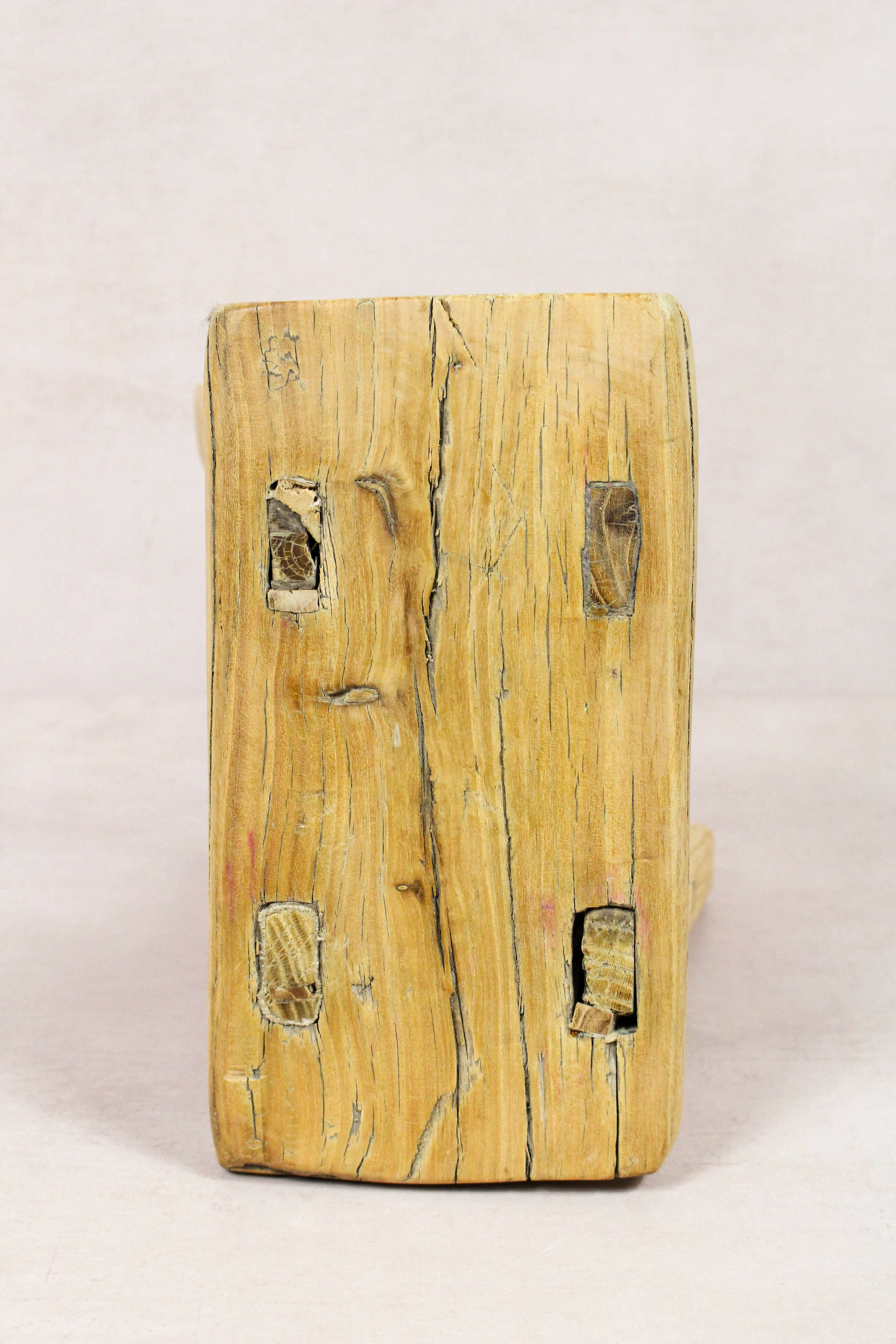 Vintage Rustic Stool - Elm wood - Small - 232