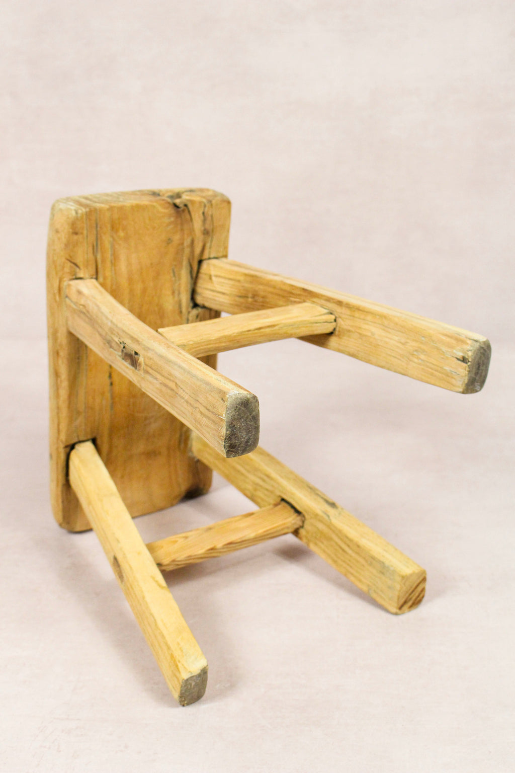 Vintage Rustic Stool - Elm wood - Small - 232