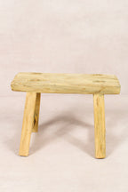 Vintage Rustic Stool - Elm wood - Small - 233