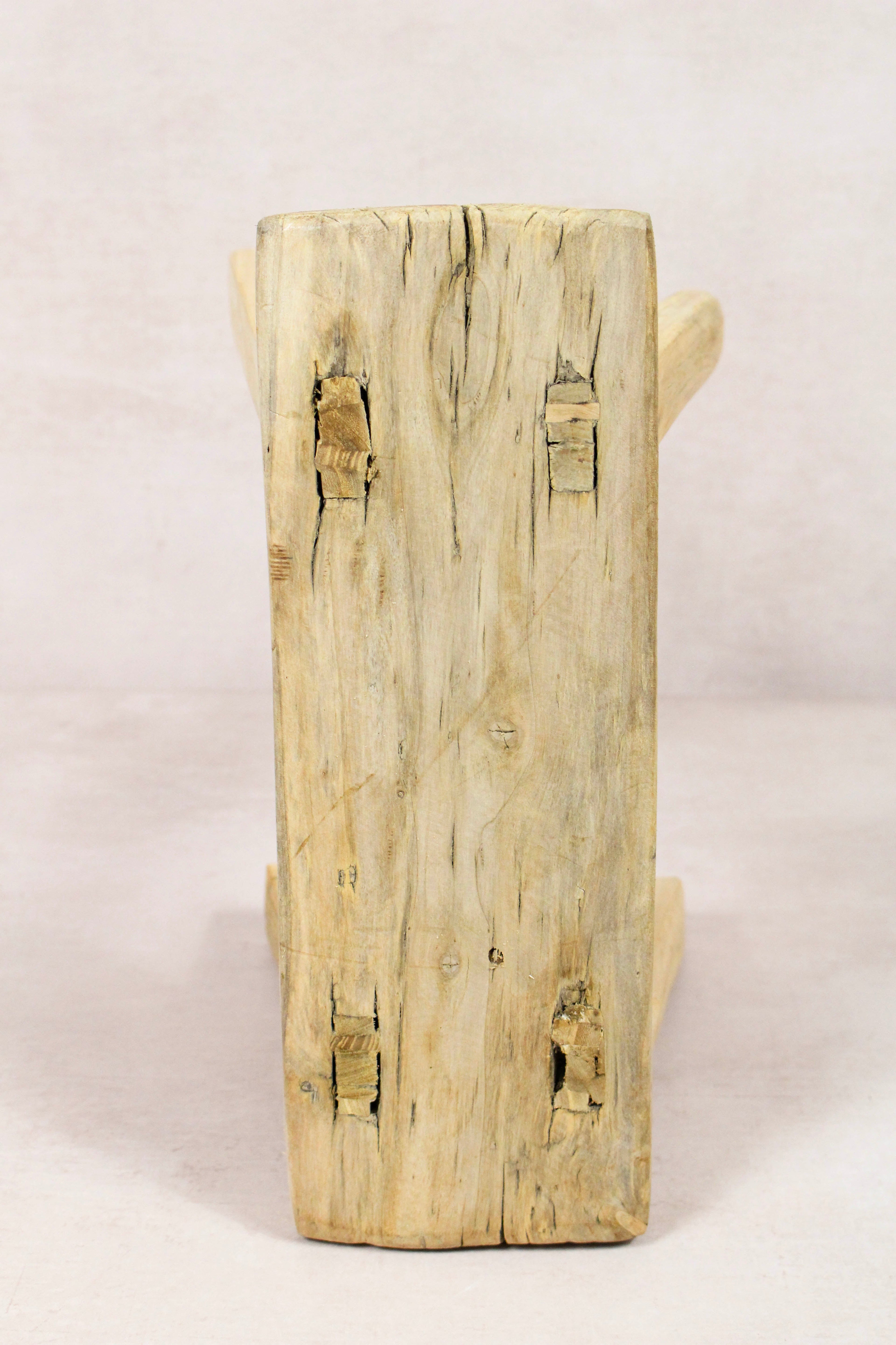 Vintage Rustic Stool - Elm wood - Small - 233