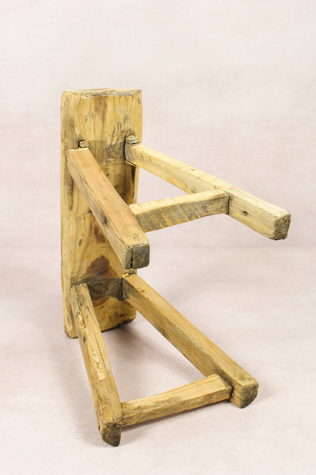 Vintage Rustic Stool - Elm wood - Small - 235