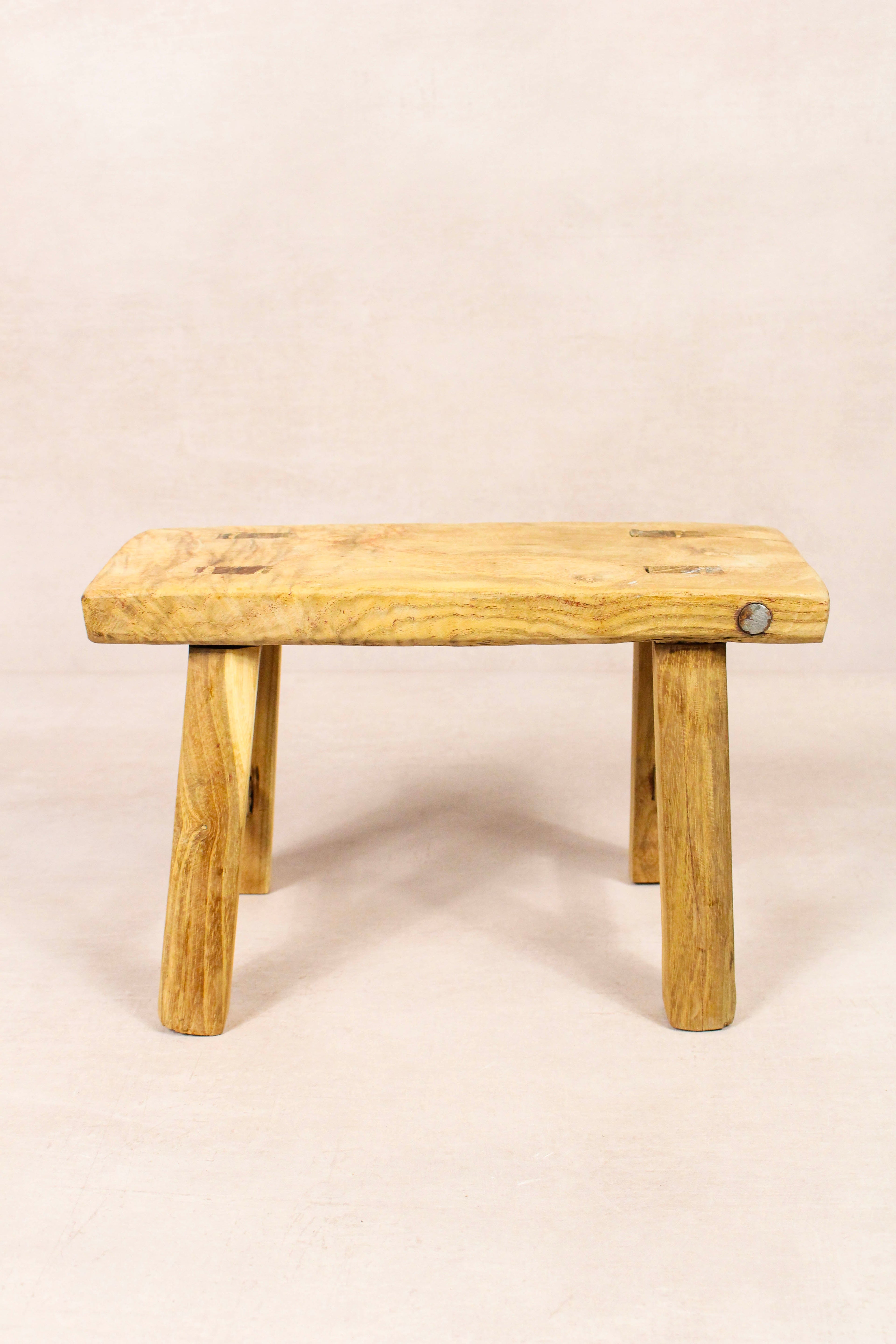 Vintage Rustic Stool - Elm wood - Small - 236
