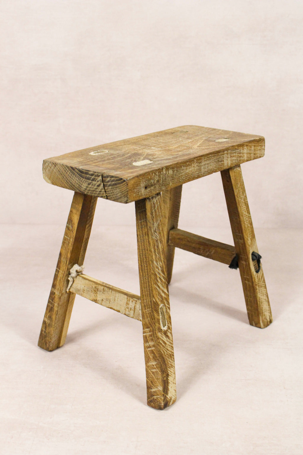 Vintage Rustic Stool - Elm wood - Small - 237