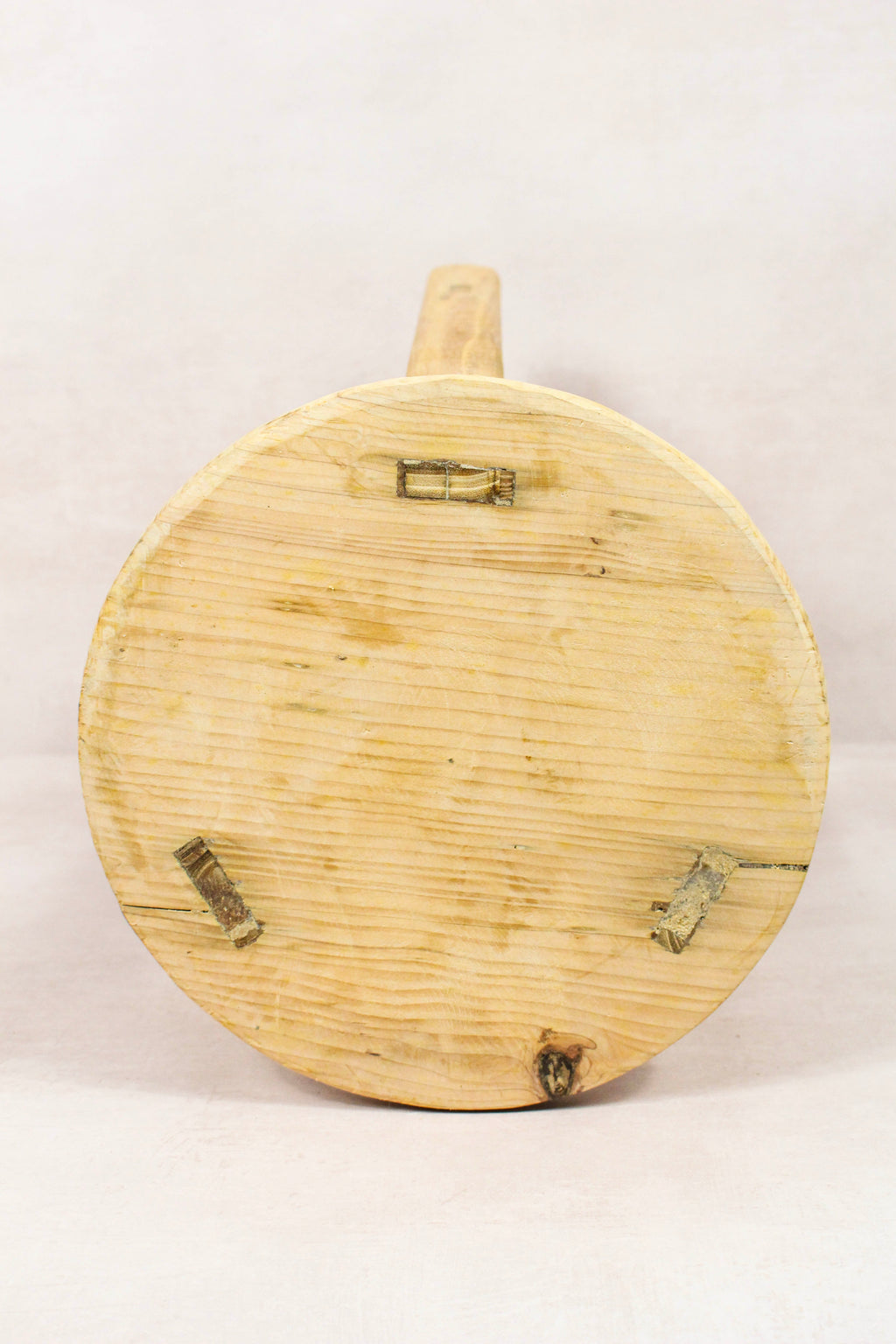 Vintage Rustic Round Stool - Elm wood - 239