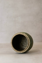 Vintage Emerald Green Pot - No 1