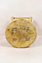 Vintage Rustic Round Stool - Elm wood - 240