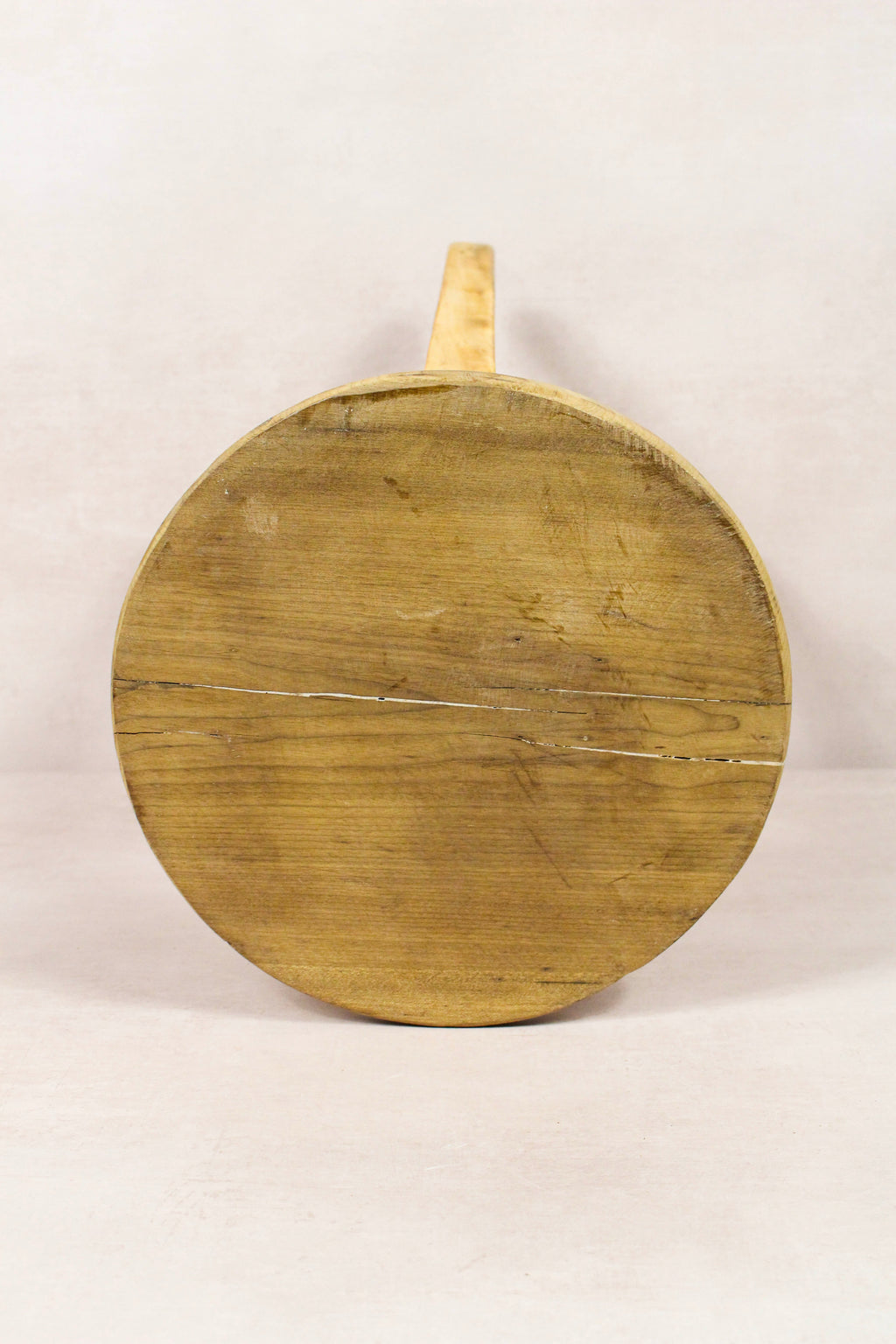 Vintage Rustic Round Stool - Elm wood - 241