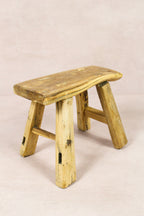 Vintage Rustic Stool - Elm wood - Small - 246