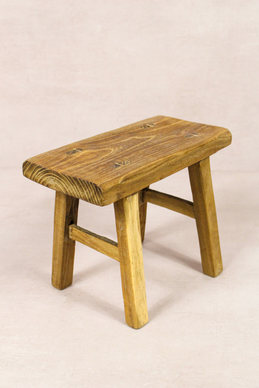 Vintage Rustic Stool - Elm wood - Small - 247