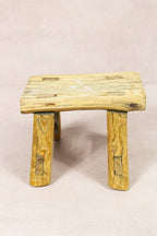 Vintage Rustic Stool - Elm wood - Small - 250