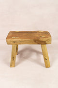 Vintage Rustic Stool - Elm wood - Small - 254