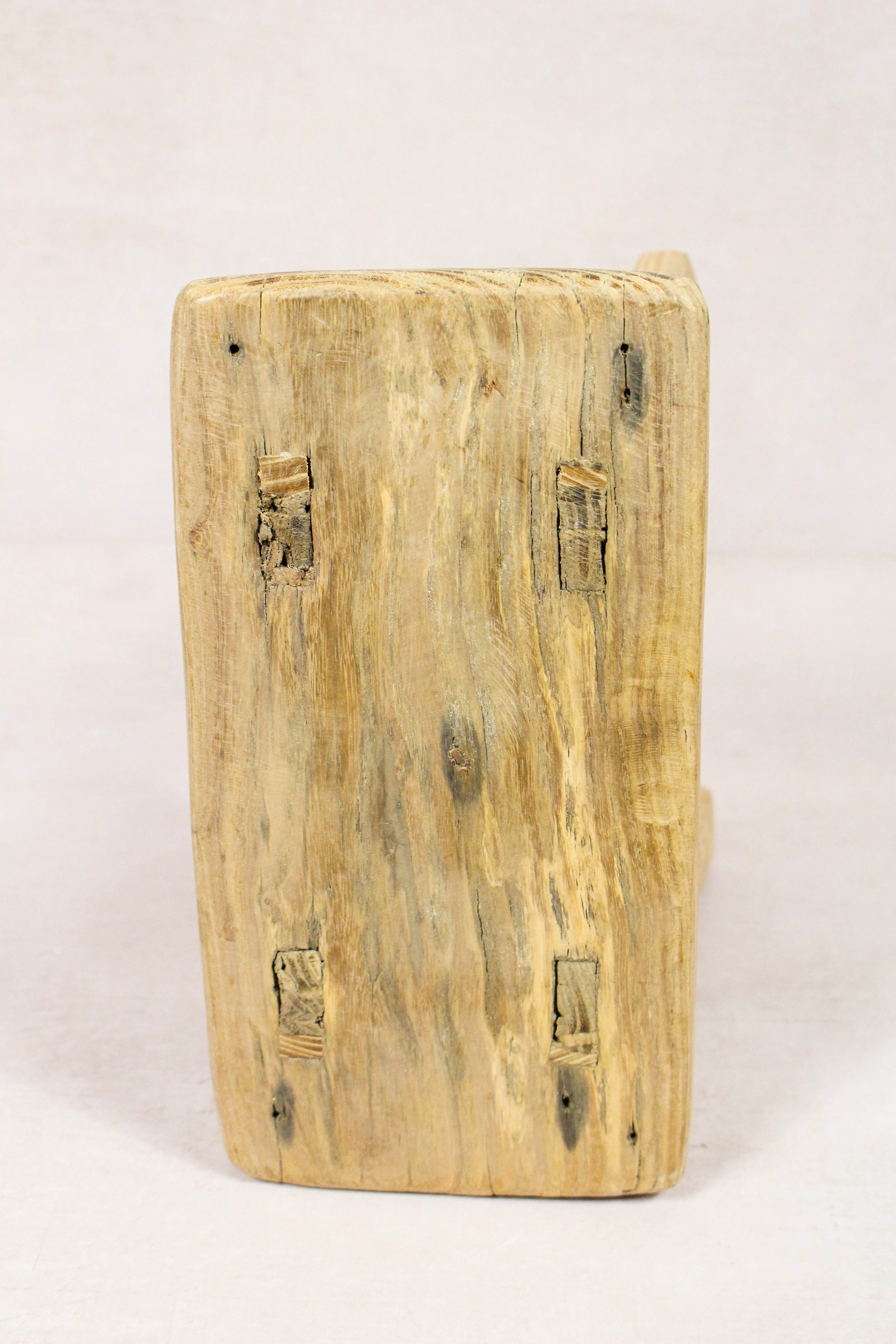 Vintage Rustic Stool - Elm wood - Small - 256