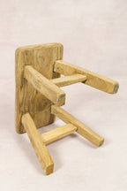 Vintage Rustic Stool - Elm wood - Small - 256