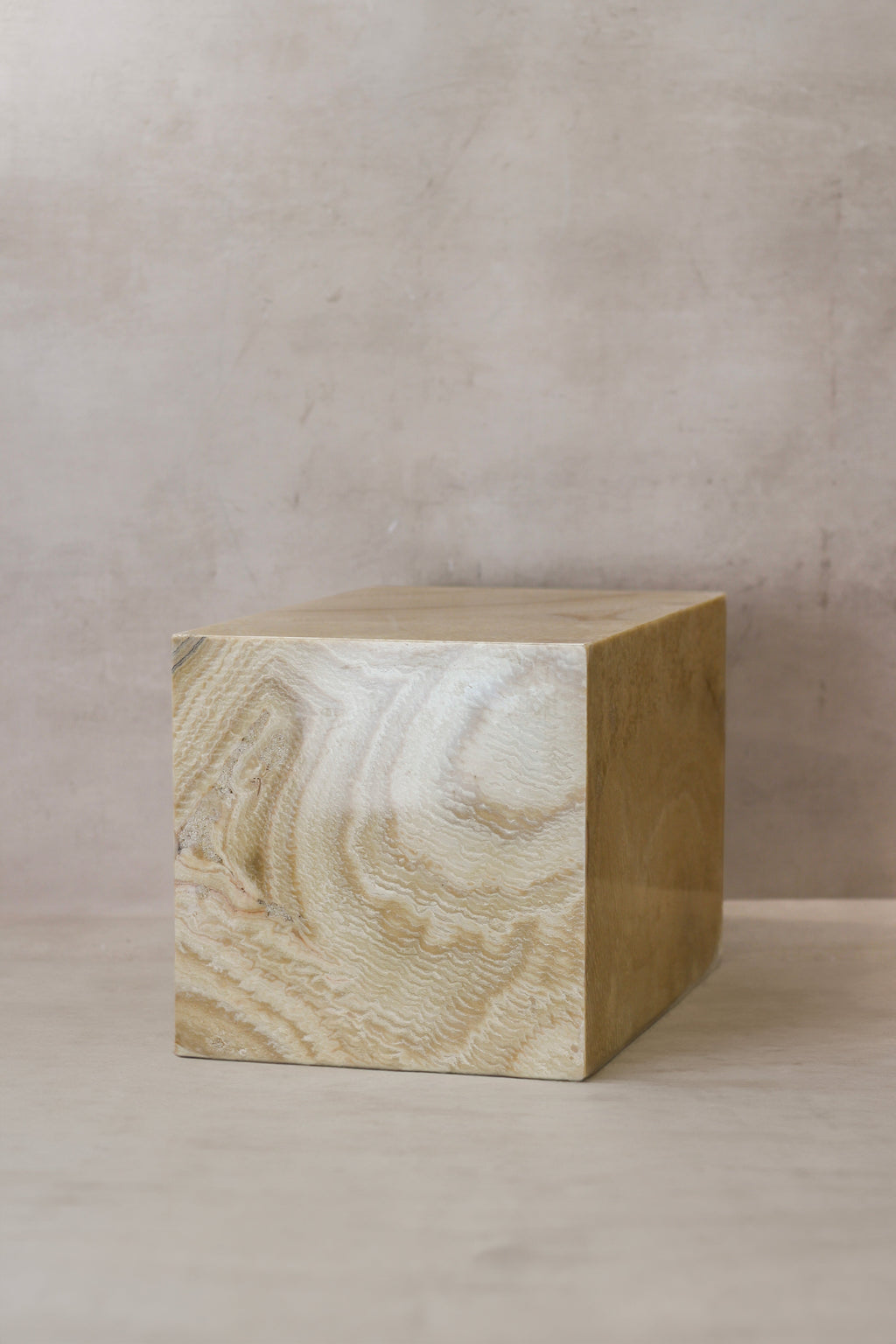 Onyx Side Table Pedestal - Hollow - No 14