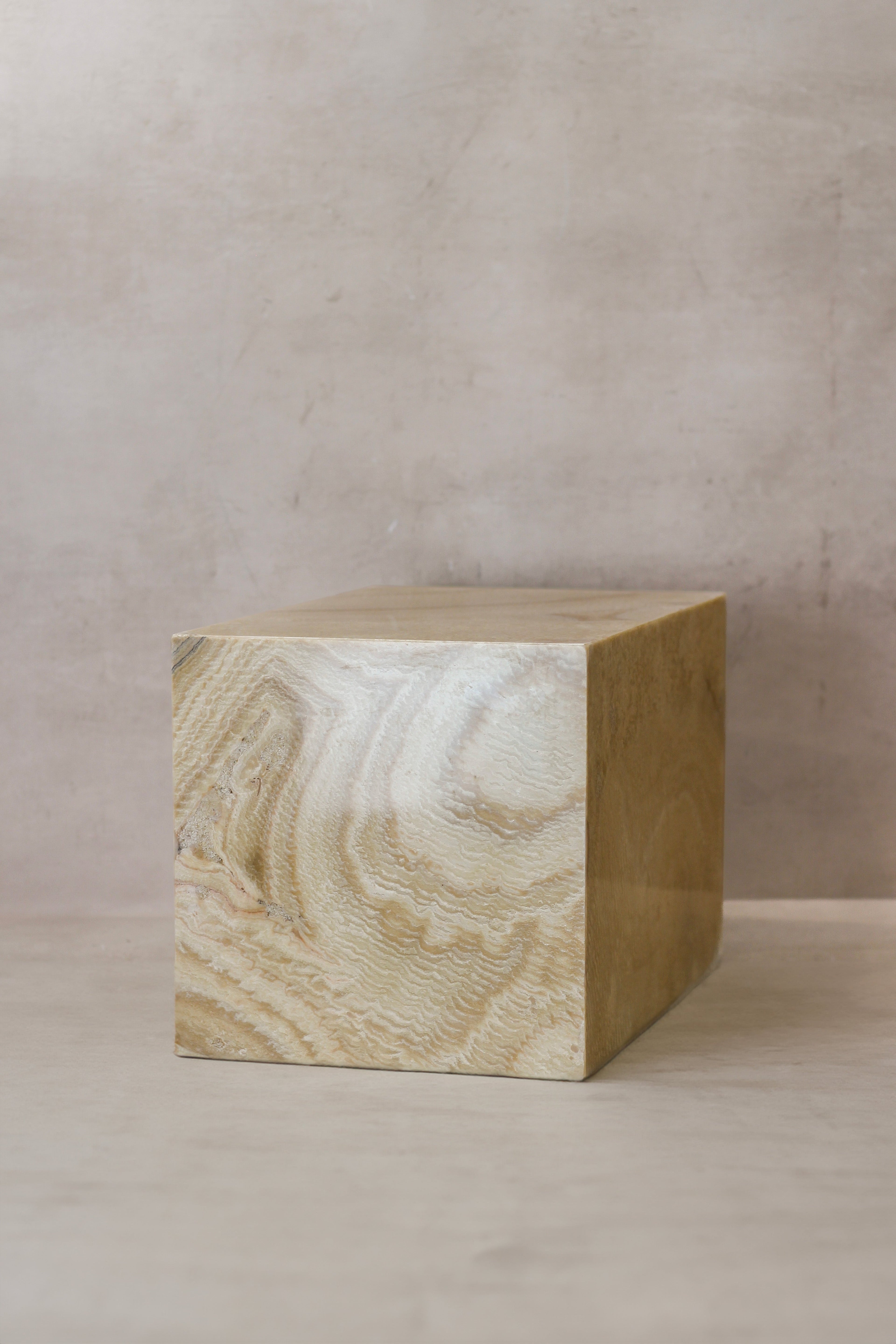 Onyx Side Table Pedestal - Hollow - No 14