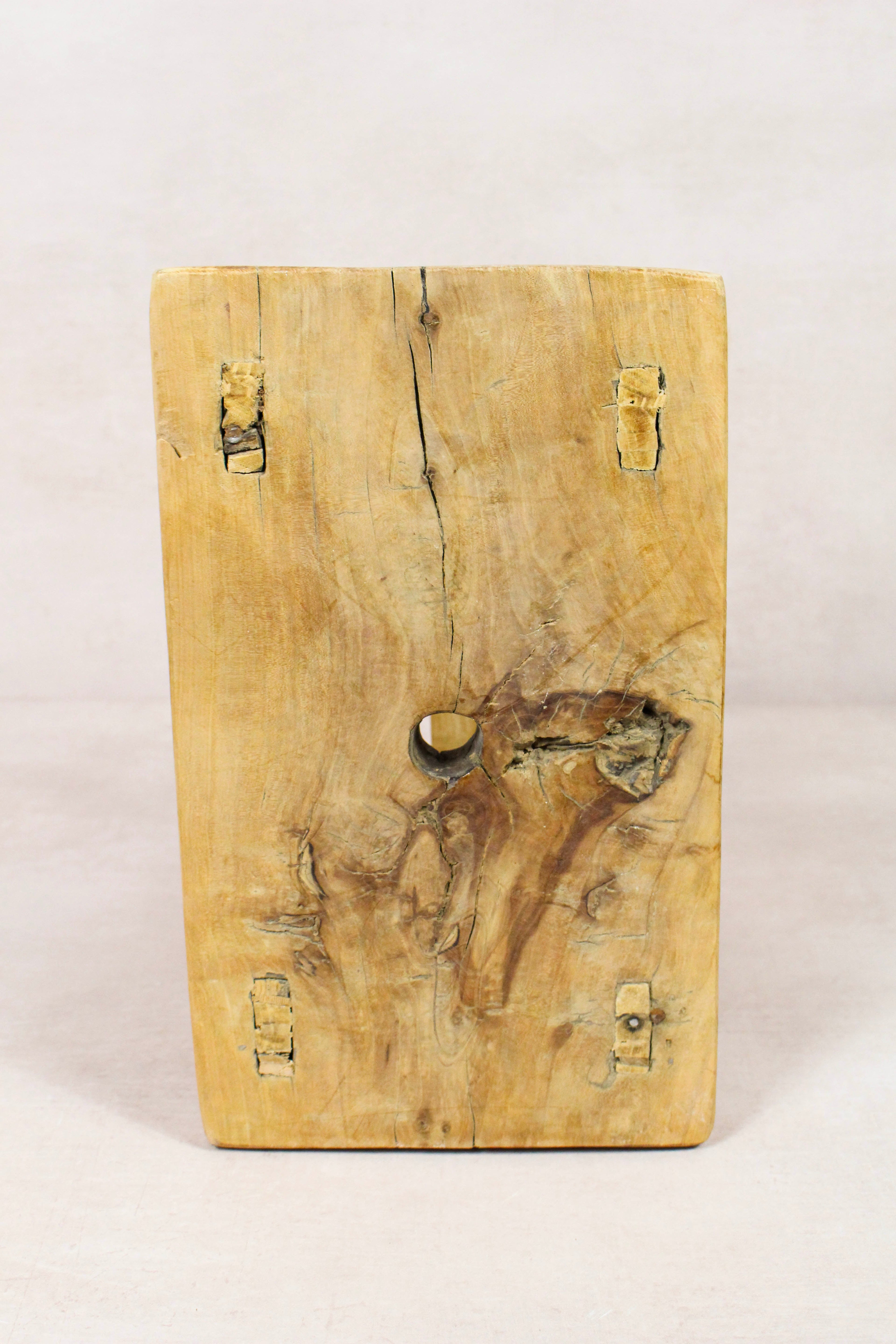Vintage Rustic Stool - Elm wood - Small - 259