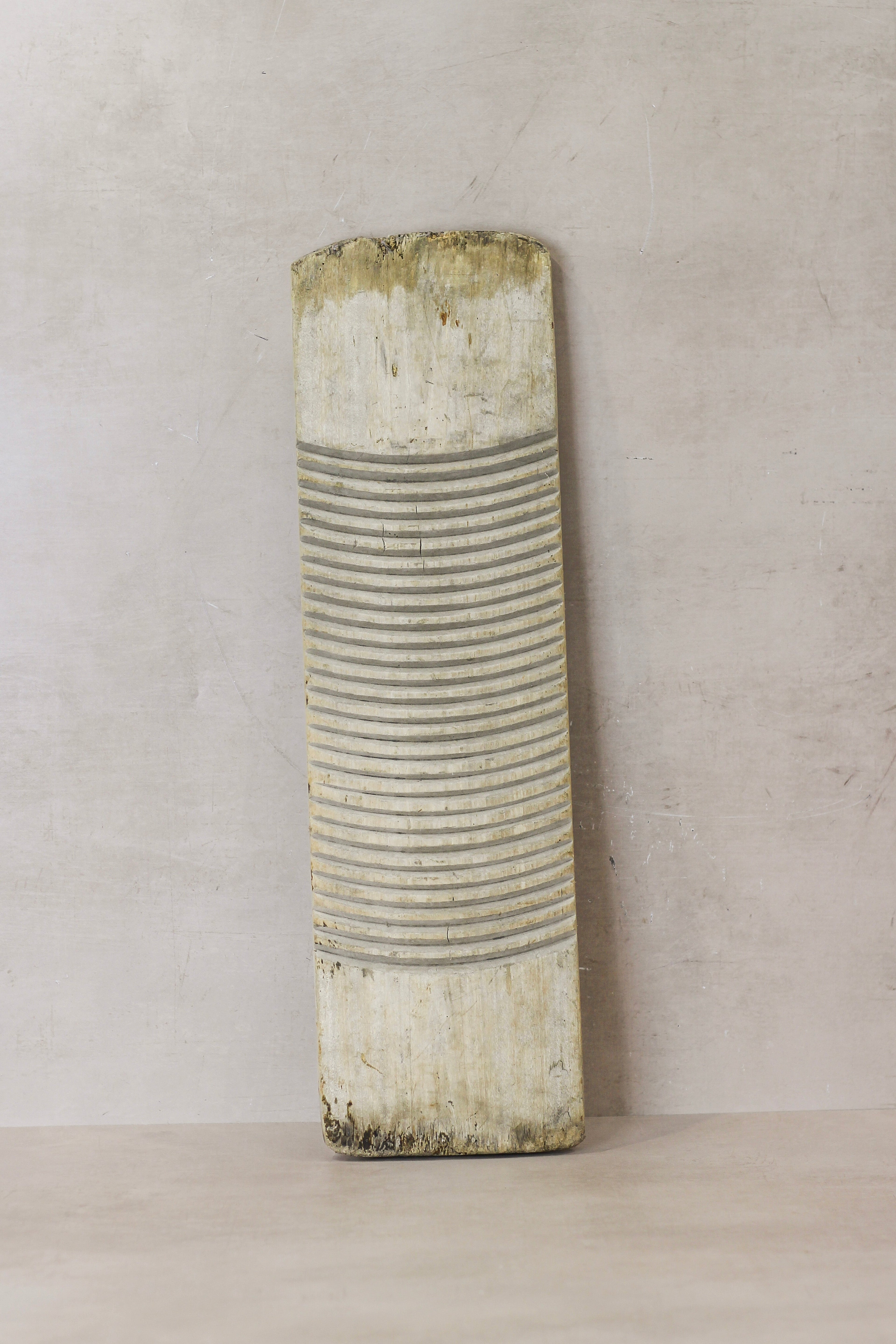 Vintage Elm Wooden Washboard - no 10
