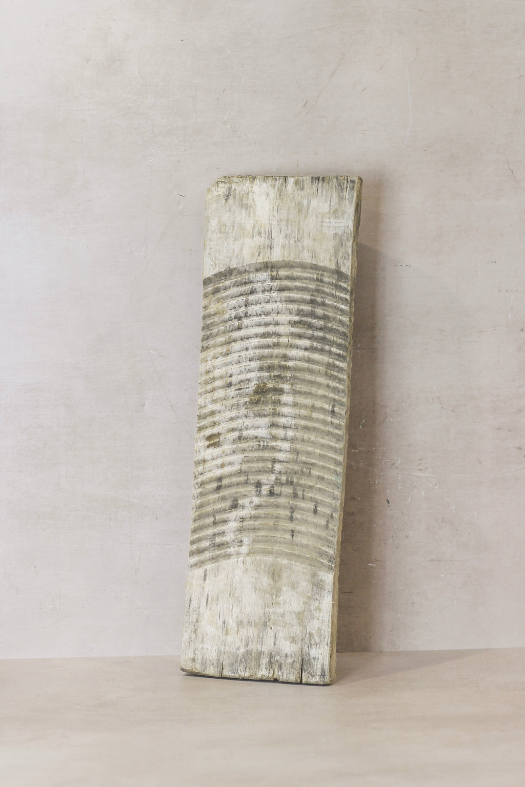 Vintage Elm Wooden Washboard - no 11
