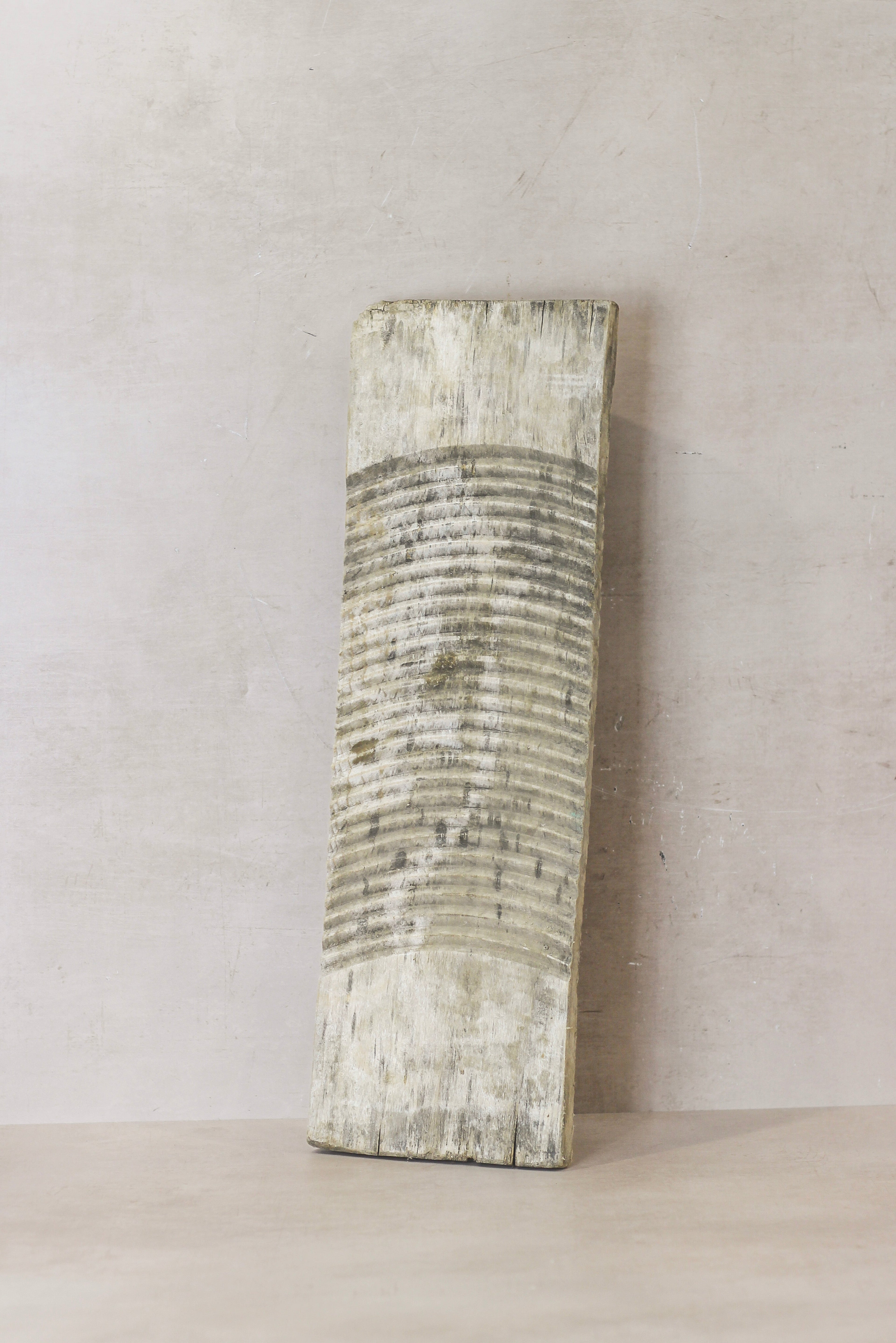 Vintage Elm Wooden Washboard - no 11