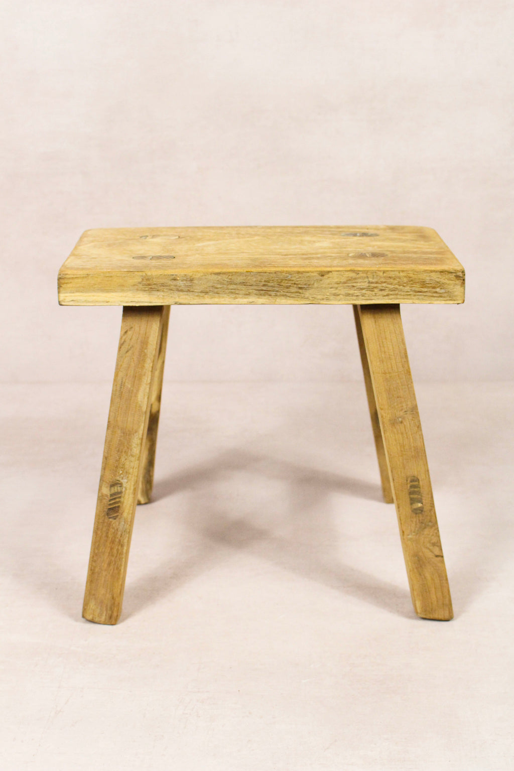 Vintage Rustic Stool - Elm wood - Small - 262