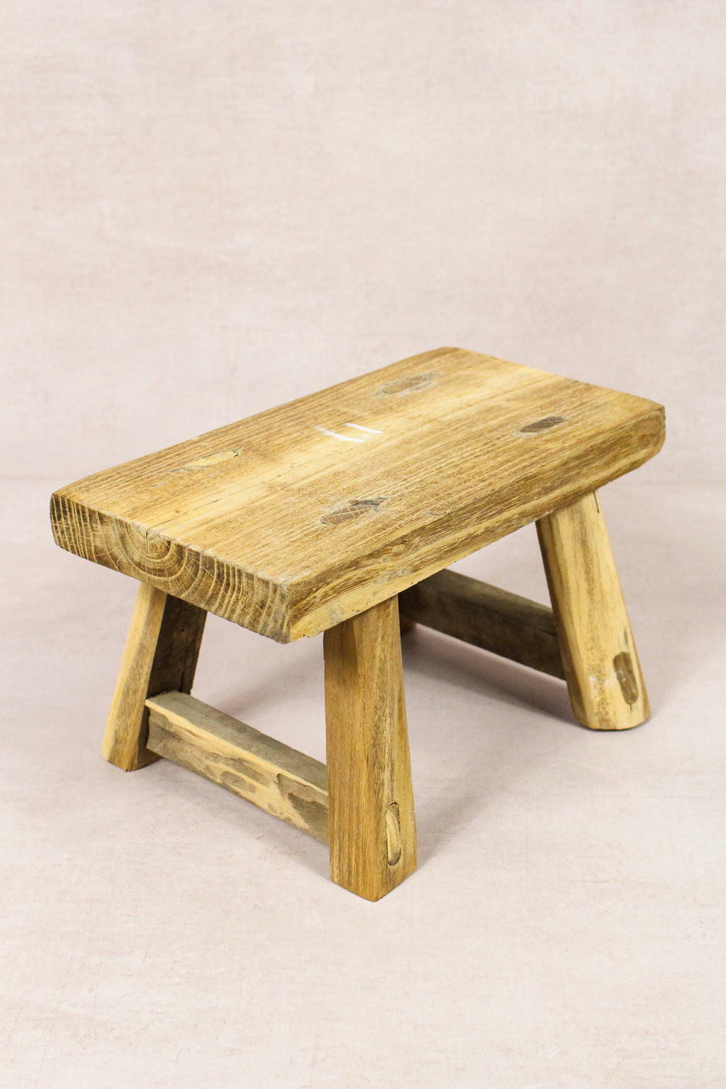 Vintage Rustic Stool - Elm wood - Small - 263