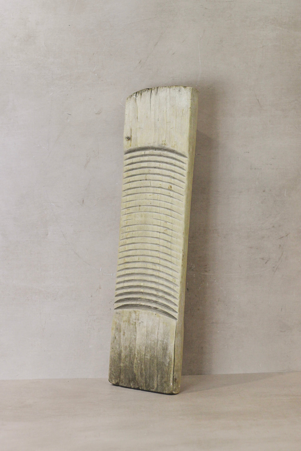 Vintage Elm Wooden Washboard - no 13