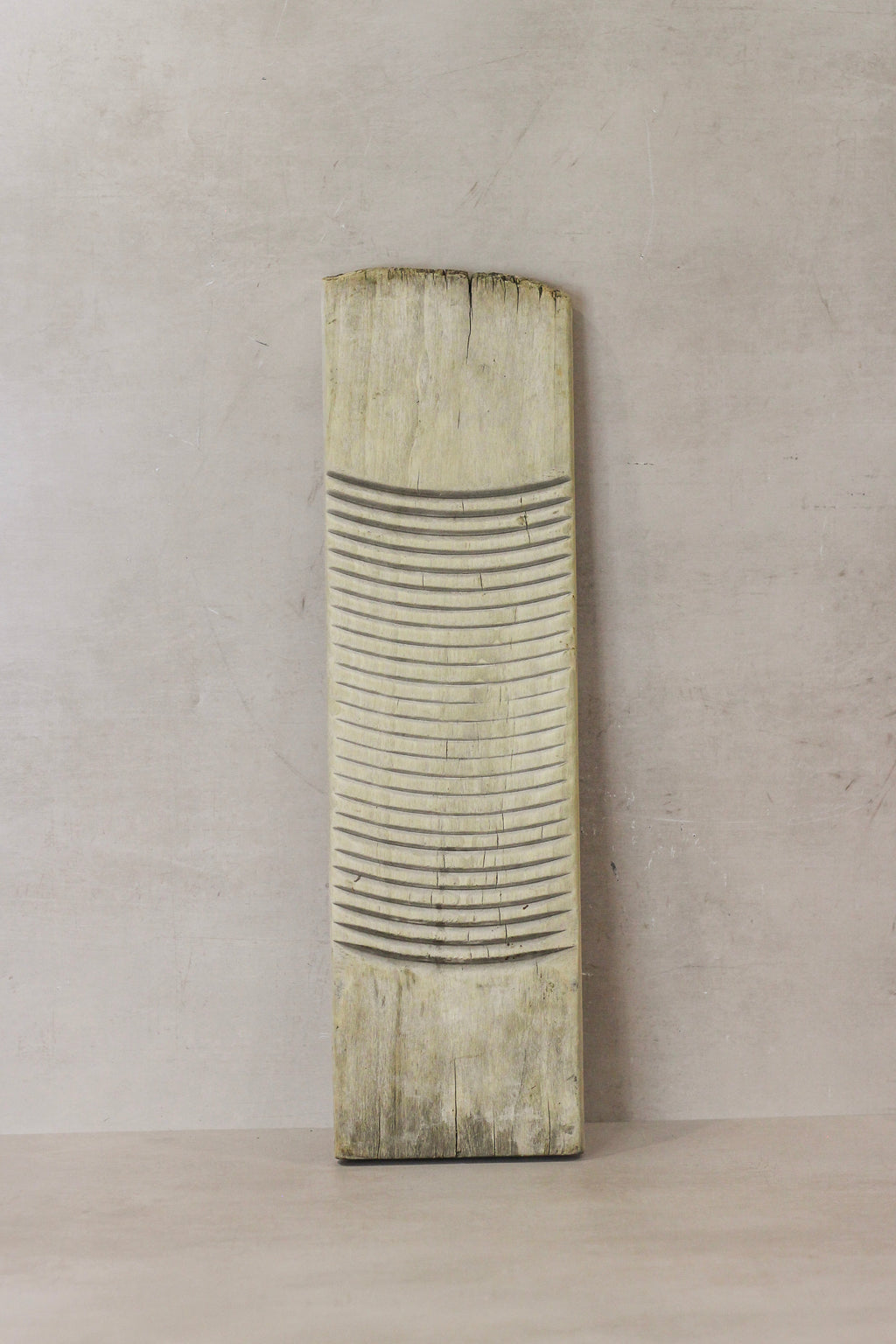 Vintage Elm Wooden Washboard - no 13