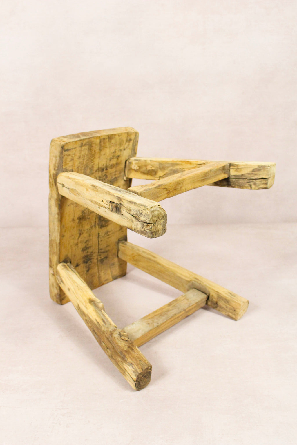 Vintage Rustic Stool - Elm wood - Small - 265
