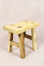 Vintage Rustic Stool - Elm wood - Small - 266