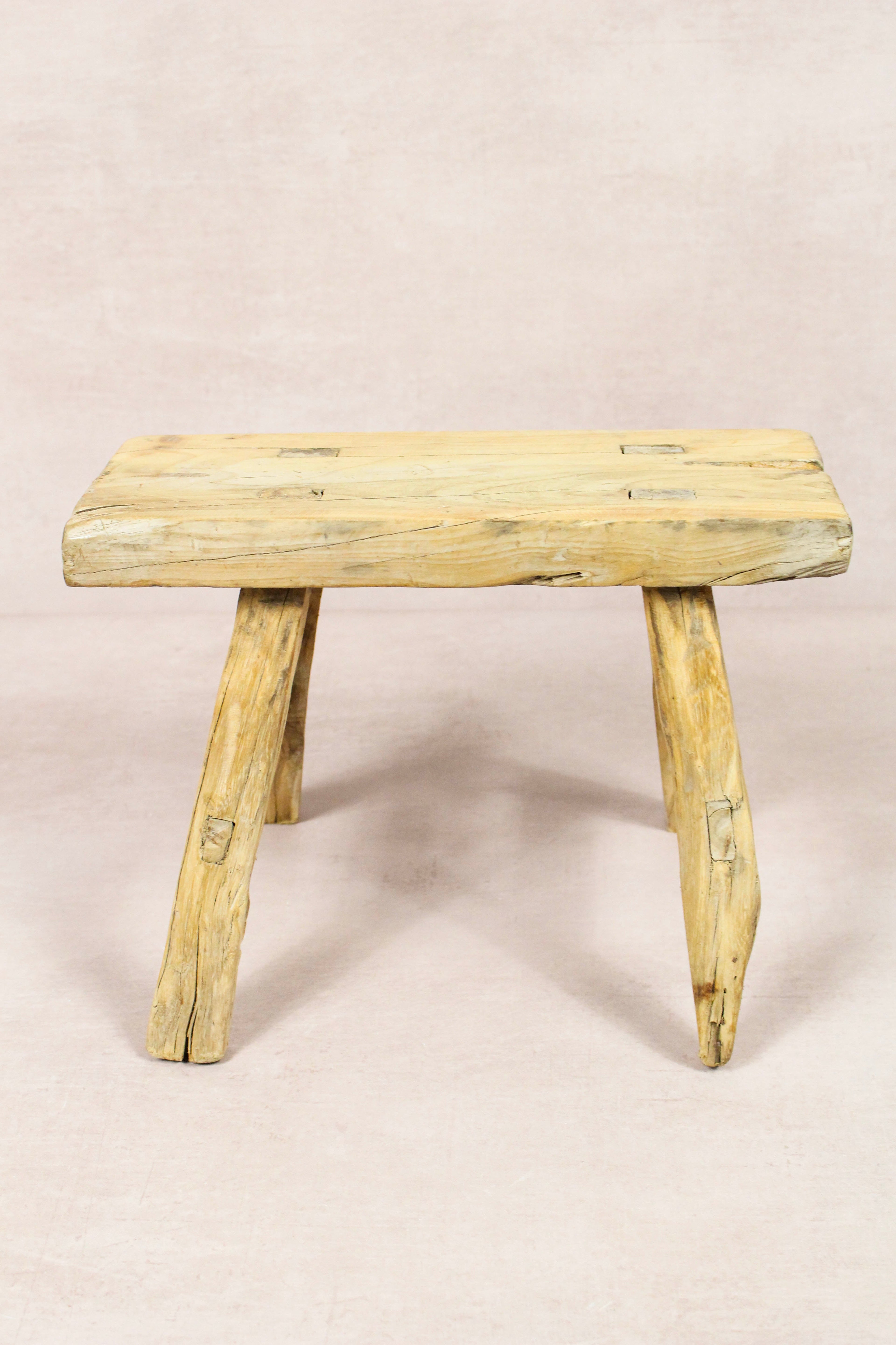Vintage Rustic Stool - Elm wood - Small - 267