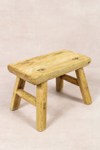 Vintage Rustic Stool - Elm wood - Small - 268