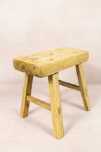 Vintage Rustic Stool - Elm wood - Small - 269