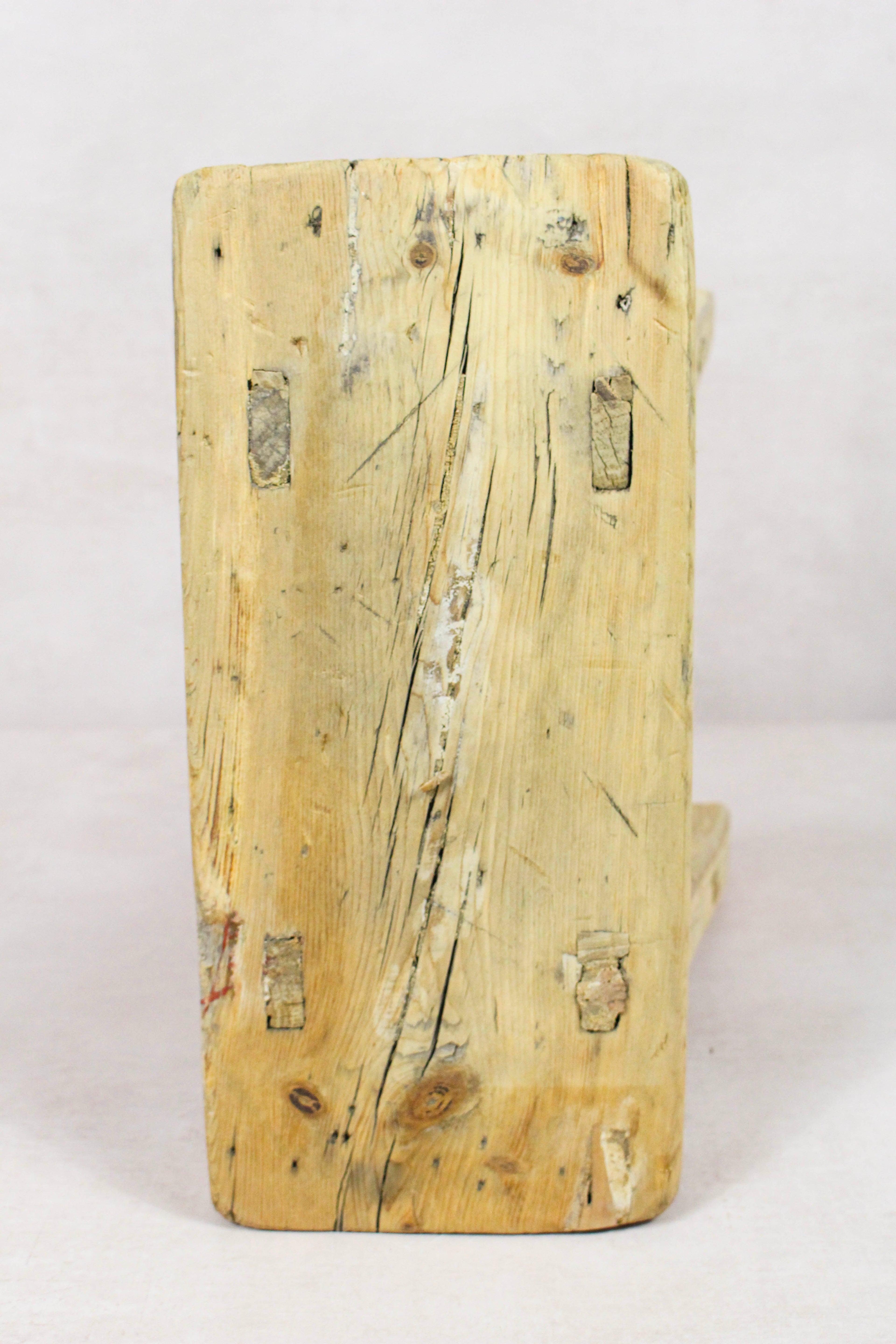 Vintage Rustic Stool - Elm wood - Small - 269