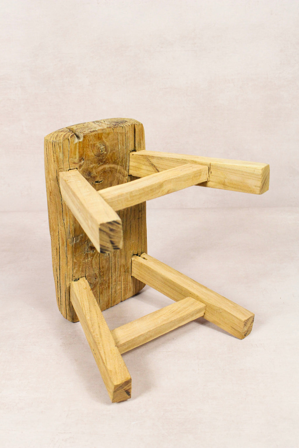 Vintage Rustic Stool - Elm wood - Small - 270