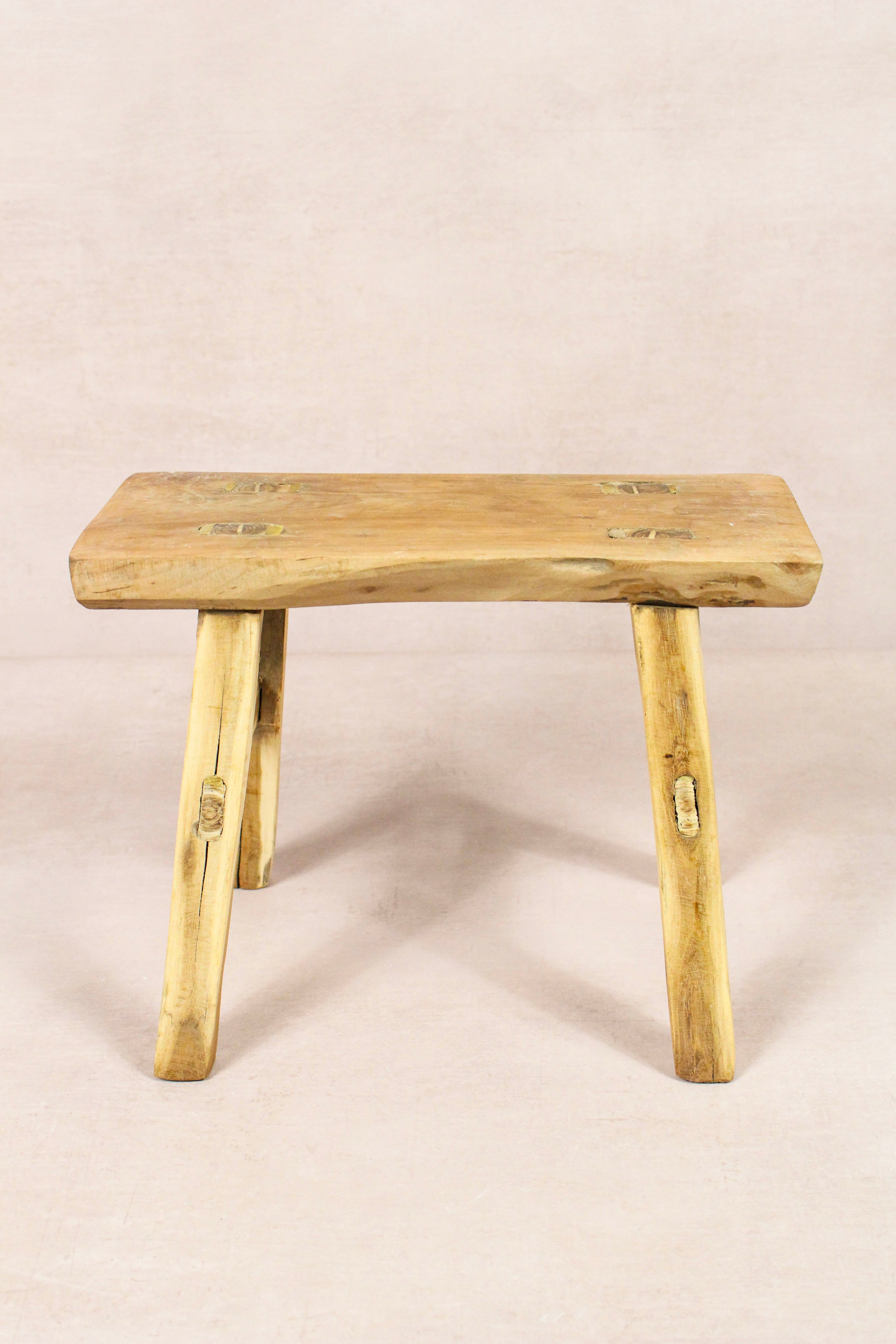 Vintage Rustic Stool - Elm wood - Small - 271