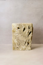 Onyx Side Table Pedestal Raw - Solid - No 5