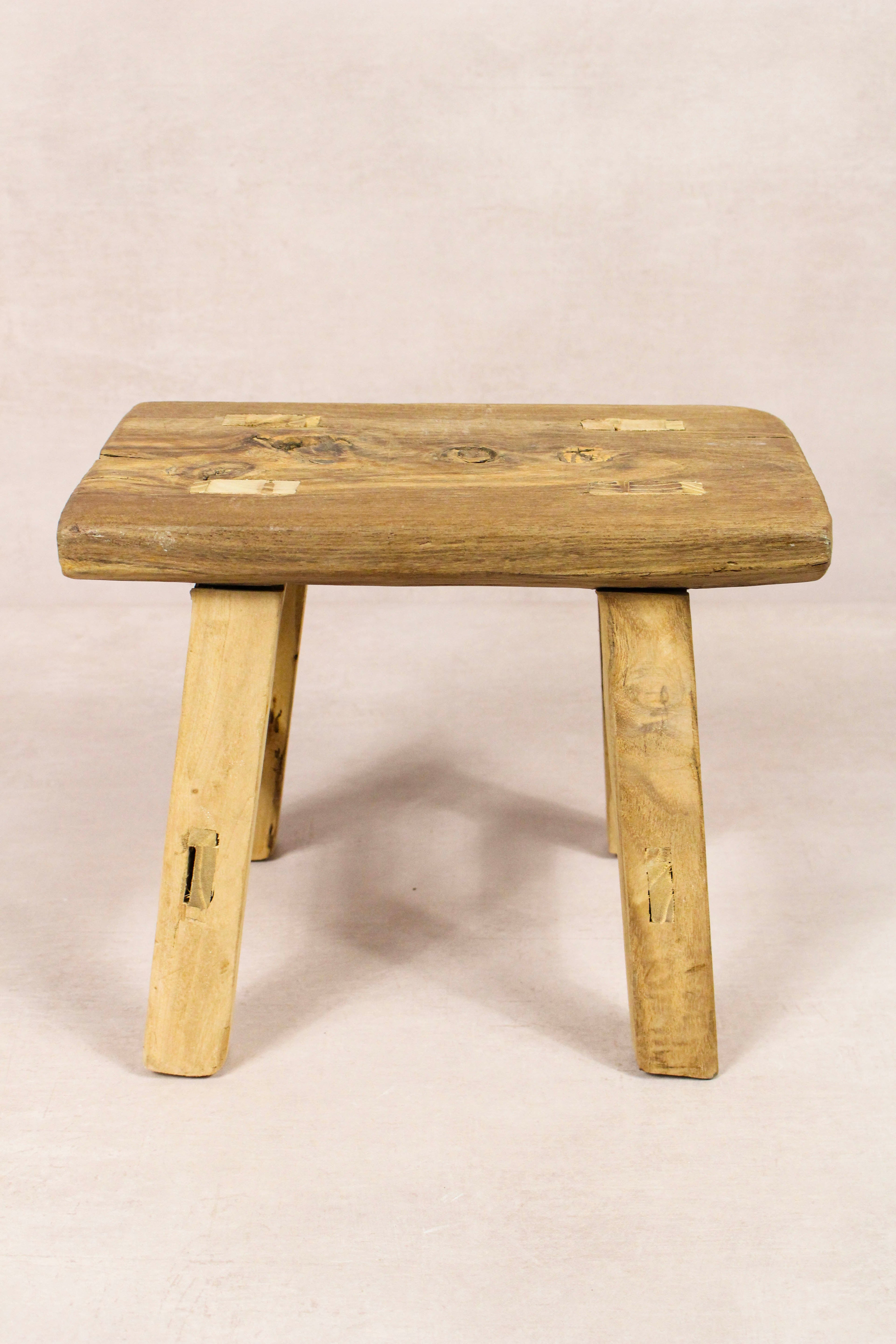 Vintage Rustic Stool - Elm wood - Small - 272