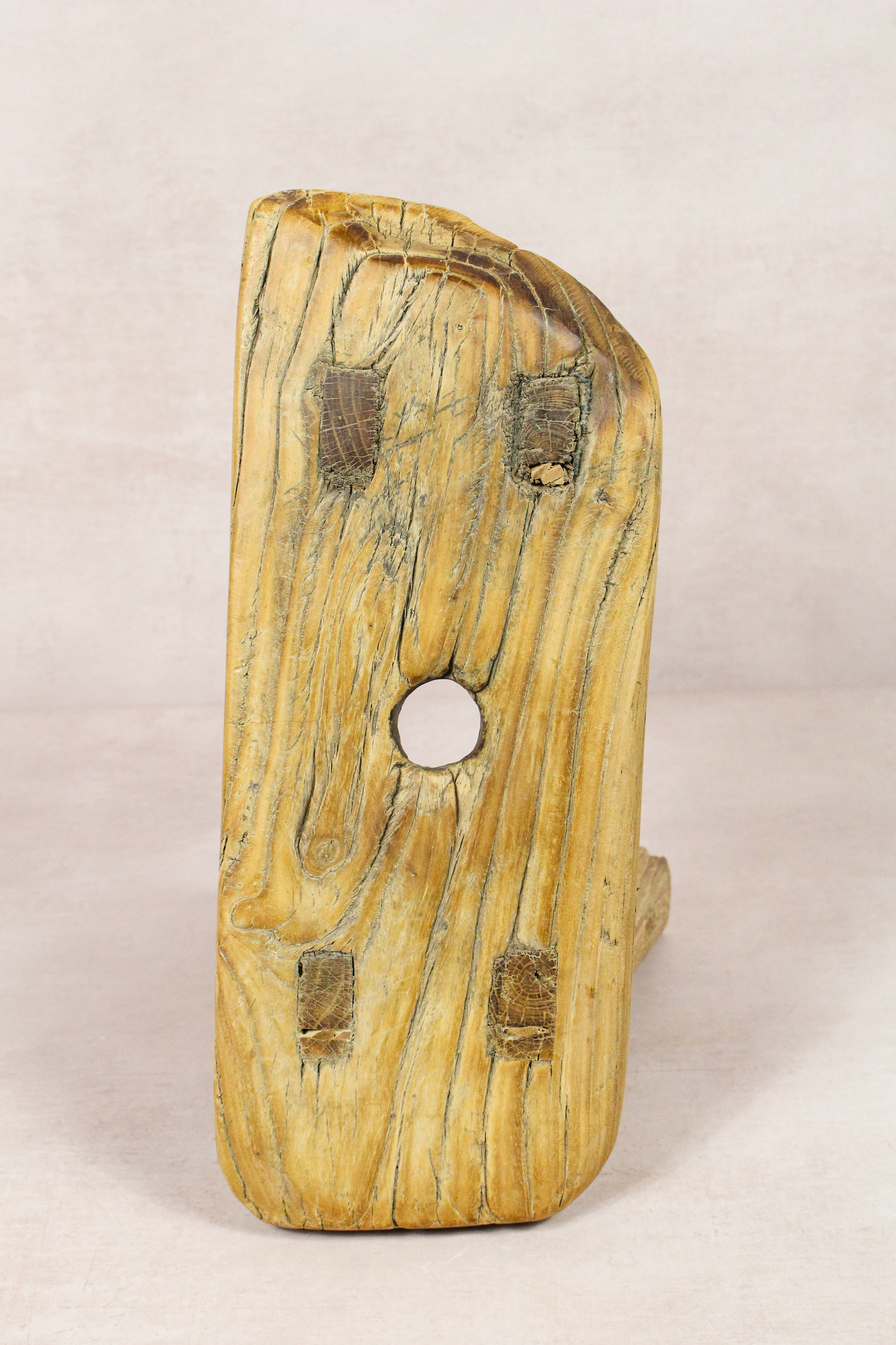 Vintage Rustic Stool - Elm wood - Small - 274