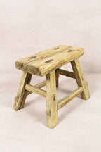 Vintage Rustic Stool - Elm wood - Small - 277