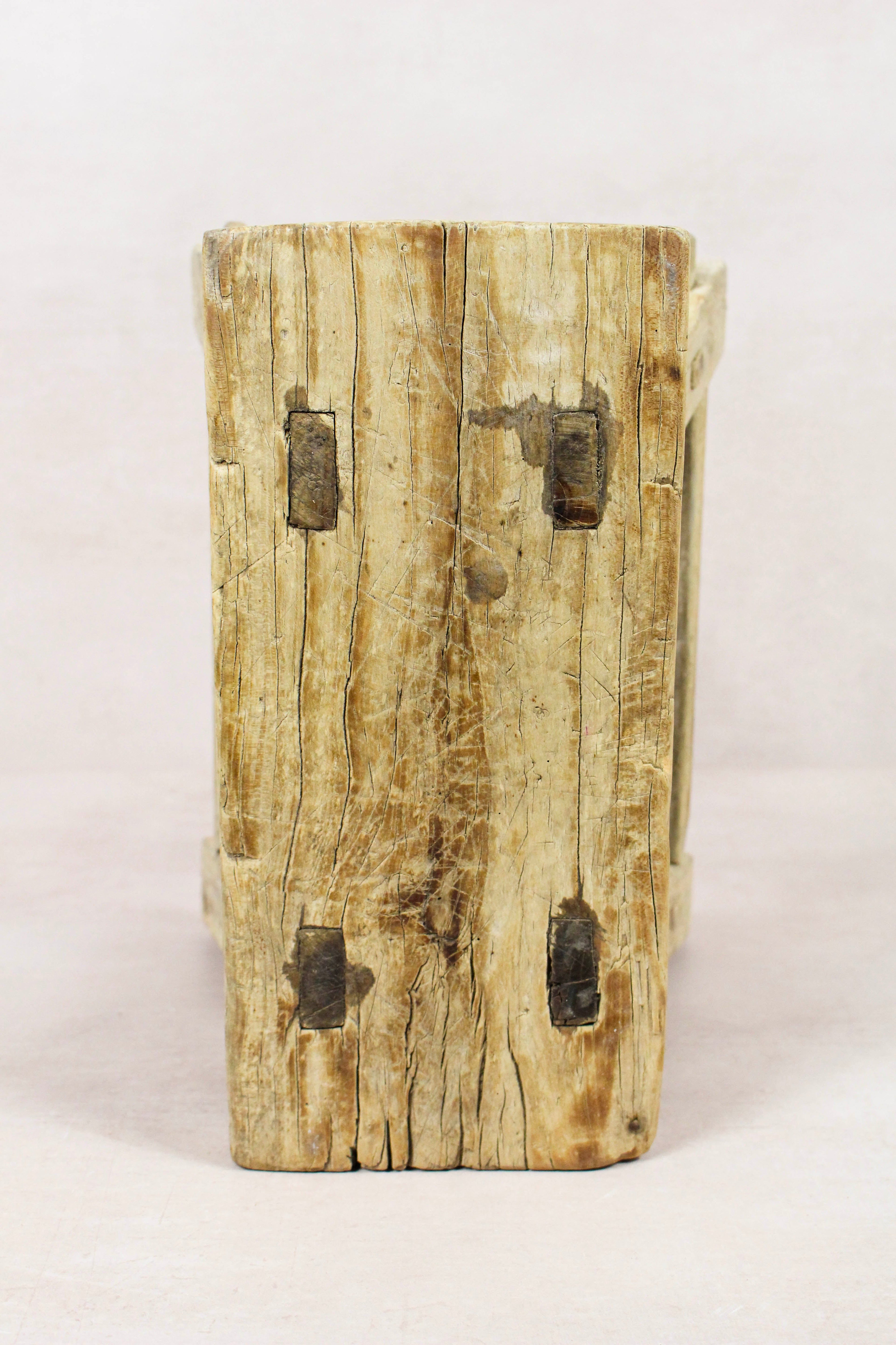 Vintage Rustic Stool - Elm wood - Small - 277