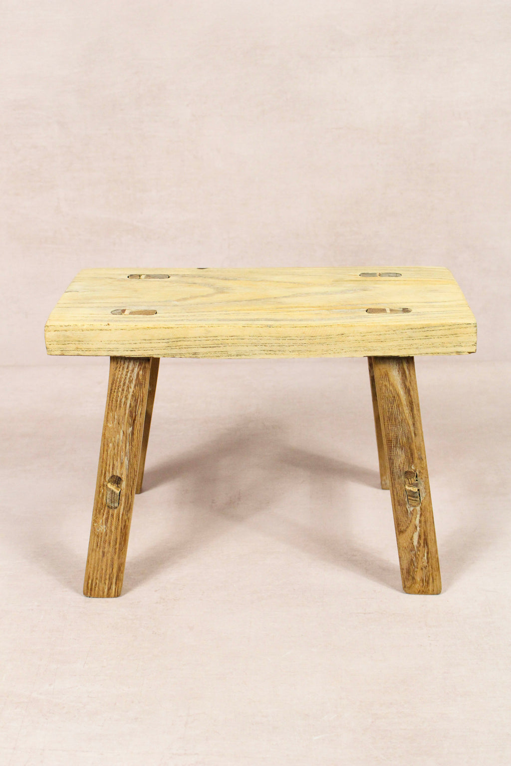 Vintage Rustic Stool - Elm wood - Small - 278
